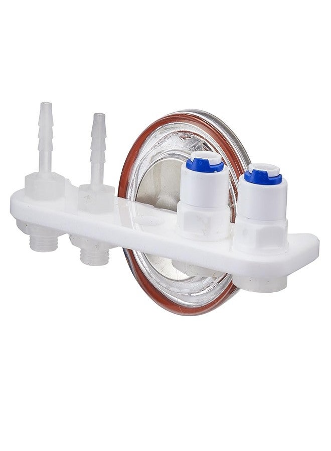 حامل أنابيب الجرعات المغناطيسي AquaReady DTH-1 لأحواض السمك - حامل أكريليك متين مع وصلات سريعة لمضخات الجرعات، والتعبئة التلقائية، وإدارة أنابيب المياه المالحة والعذبة - Image 3